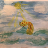 Рисунок "Золотая рыбка"