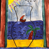 Рисунок "вот так я вижу море" на конкурс "Конкурс детского рисунка “Чудесное Лето - 2019”"