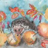 Рисунок "Осенние дары" на конкурс "Конкурс детского рисунка “Сказочная осень - 2018”"