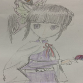 Рисунок "Канао Цуюри" на конкурс "Конкурс детского рисунка "Персонажи Аниме""