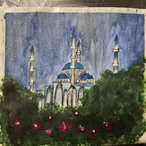Рисунок "Мечеть Сердце Чечни"