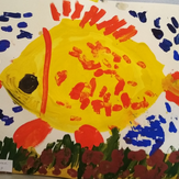 Рисунок "Золотая рыбка и золотые сны" на конкурс "Конкурс детского рисунка "Рисовашки - 1-6 серии""