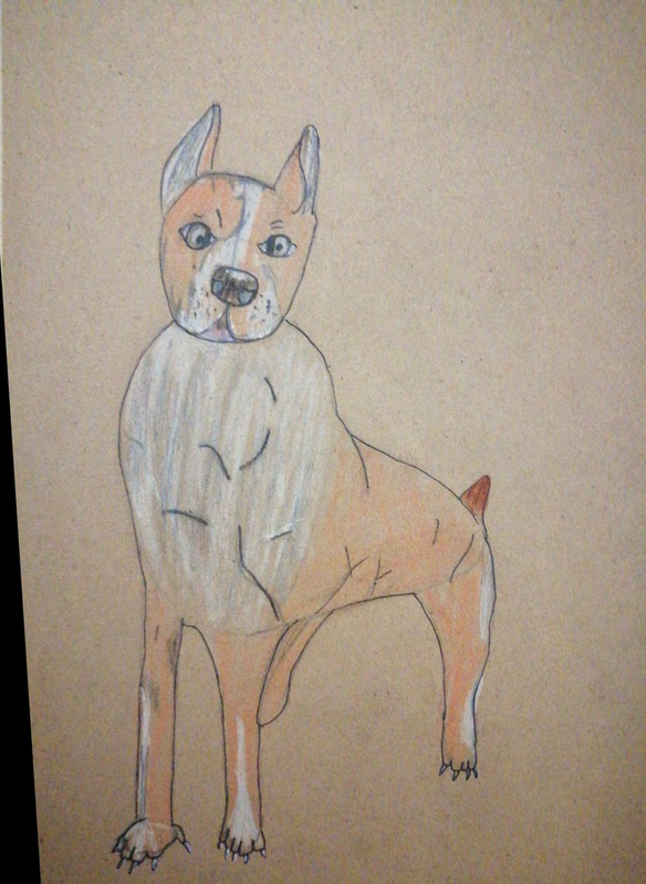 Детский рисунок - Собака