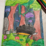 Рисунок "Сказочный лес"