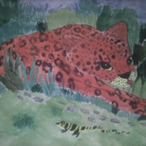 Рисунок "Леопард на природе"