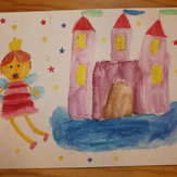 Рисунок "Волшебный замок" на конкурс "Конкурс детского рисунка по 3-й серии "Волшебные Сны""