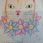 кот в цветах, Лиза Васильева, 9 лет