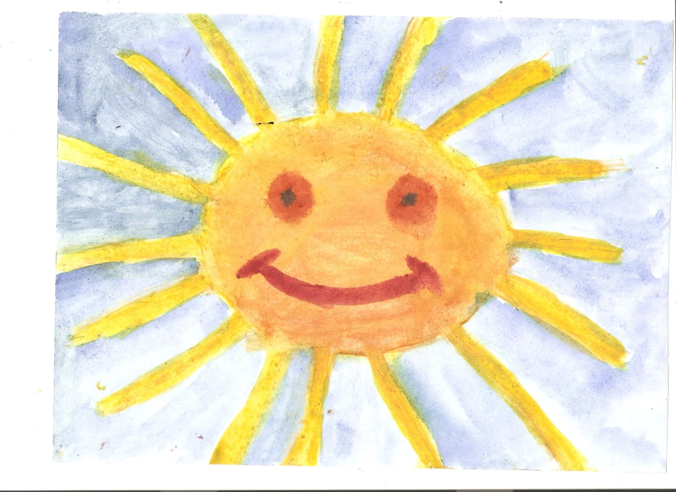 Детский рисунок - Солнце
