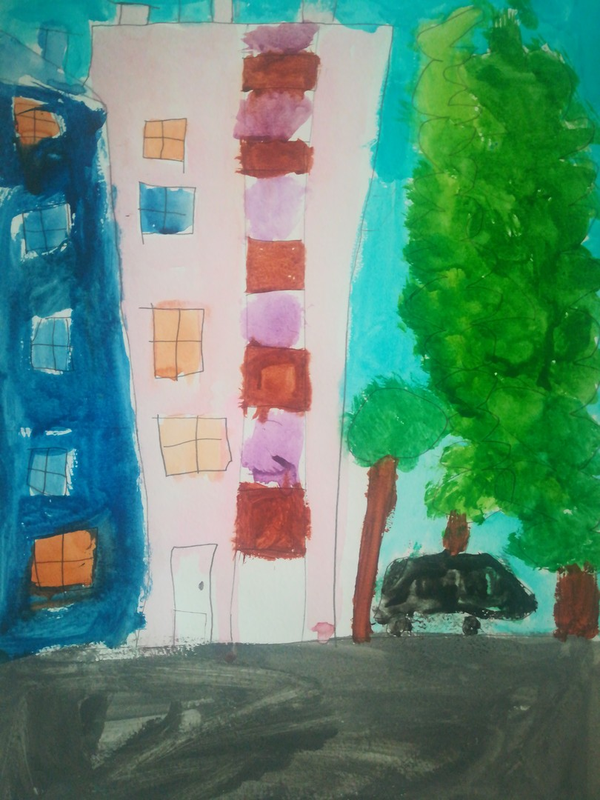 Детский рисунок - Я живу в Ростове-на-Дону