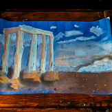 Рисунок "Храм Аполлона" на конкурс "Конкурс творческого рисунка “Свободная тема-2019”"