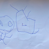 Рисунок "Летающий пришелец на летающей тарелке" на конкурс "Конкурс детского рисунка "Рисовашки и друзья""