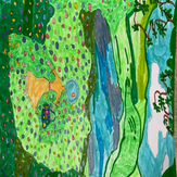 Рисунок "Весенняя прогулка" на конкурс "Конкурс детского рисунка "Весеннее настроение - 2022""