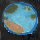 Рисунок "Планета Земля" на конкурс "Конкурс детского рисунка “Таинственный космос - 2018”"