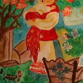 Рисунок "Мать казачка" на конкурс "Конкурс творческого рисунка “Свободная тема-2021”"