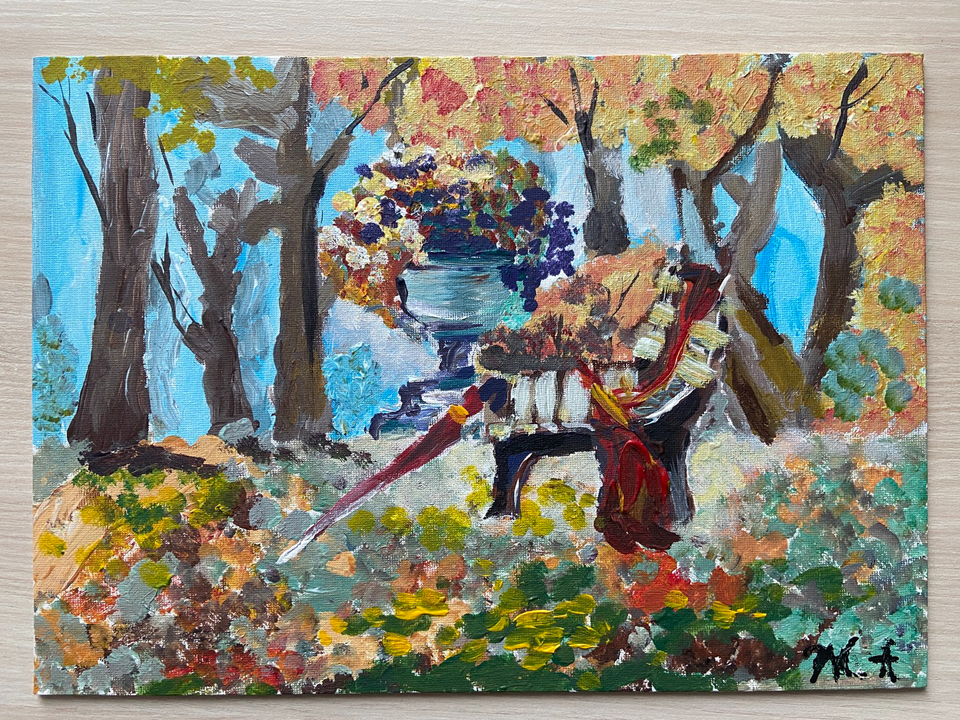 Детский рисунок - Тихое место