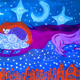 Рисунок "Волшебный сон" на конкурс "Конкурс детского рисунка "Рисовашки - 1-5 серии""