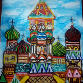 Рисунок "Московский кремль"