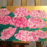 Рисунок "Розовые пионы"