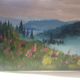 Рисунок "Красота Алтайский гор" на конкурс "Конкурс творческого рисунка “Свободная тема-2021”"