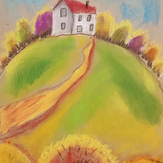 Рисунок "Разноцветная осень"