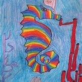 Рисунок "Морской конек"