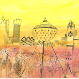 Рисунок "Город будущего" на конкурс "Конкурс детского рисунка “Мой родной, любимый край”"