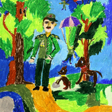 Рисунок "Оберегая родные края" на конкурс "Конкурс детского рисунка “Мой родной, любимый край”"