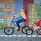 Прогулка на велосипедах, Александра Локтионова, 9 лет