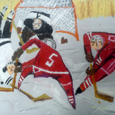 Рисунок "Трус не играет в хоккей" на конкурс "Конкурс детского рисунка “Спорт в нашей жизни”"