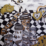 Рисунок "Сны Алисы" на конкурс "Конкурс творческого рисунка “Свободная тема-2019”"