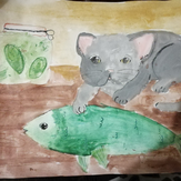 Рисунок "Рыбка моя"