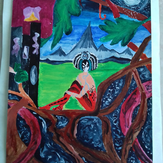 Рисунок "мечты о далекой Земле" на конкурс "Конкурс детского рисунка “Таинственный космос - 2018”"