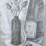 Рисунок "Натюрморт с вазой"