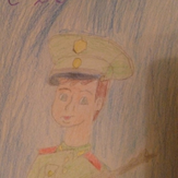 Рисунок "молодой солдатик" на конкурс "Конкурс детского рисунка "Поздравление мужчинам - 2018""