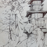 Рисунок "Мечты о Японии" на конкурс "Конкурс творческого рисунка “Свободная тема-2020”"