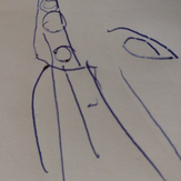 Рисунок "Ракета в космосе"