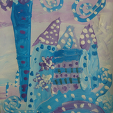 Рисунок "Дворец снежной королевы" на конкурс "Конкурс творческого рисунка “Свободная тема-2019”"