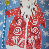 Рисунок "Дедушка Мороз - сказочный волшебник" на конкурс "Конкурс “Новогодняя Магия - 2020”"