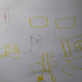 Рисунок "Эвелинка и её домики" на конкурс "Домик для Эвелинки. Конкурс по 1-й серии «Летать»"