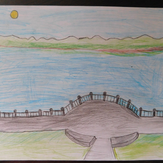 Рисунок "набережная реки волга" на конкурс "Конкурс детского рисунка “Города - 2018” вместе с Erich Krause"