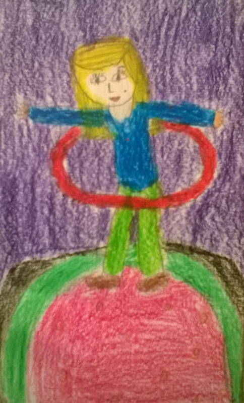 Детский рисунок - Тонкая талия
