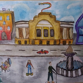 Рисунок "Ярославль - город будущего" на конкурс "Конкурс творческого рисунка “Свободная тема-2020”"