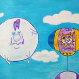 Рисунок "Мыльный пузырь" на конкурс "Конкурс детского рисунка "Рисовашки - 1-6 серии""