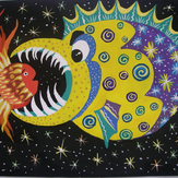 Рисунок "Сказка про Луну и Солнце" на конкурс "Конкурс творческого рисунка “Свободная тема-2020”"