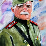 Рисунок "Ветеран войны"