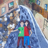 Рисунок "Ялта" на конкурс "Конкурс детского рисунка “Города - 2018” вместе с Erich Krause"
