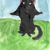 Рисунок "кошка Муська" на конкурс "Конкурс детского рисунка "Любимое животное - 2018""