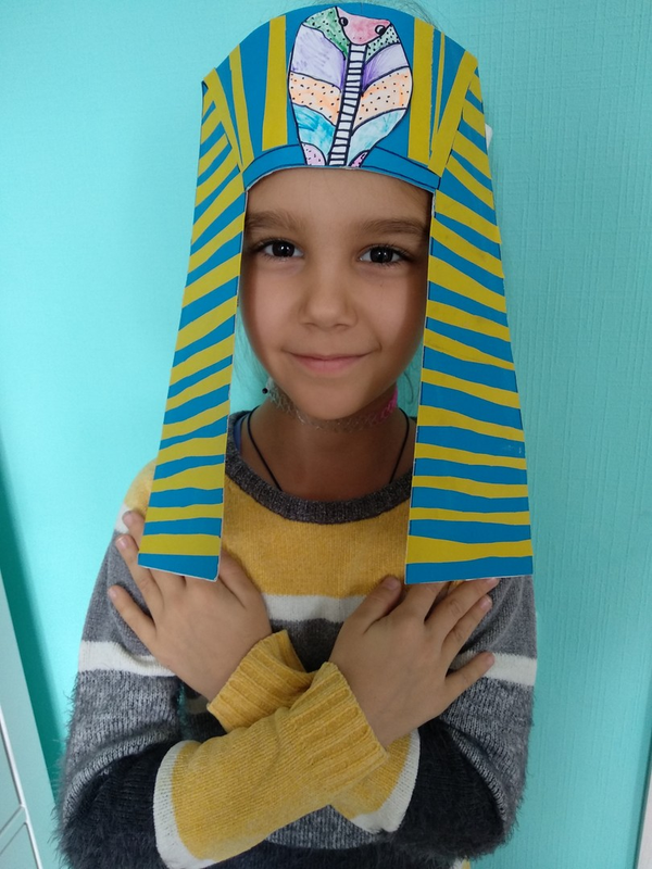 Детский рисунок - Корона Фараона