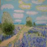 Рисунок "Весенний пейзаж" на конкурс "Конкурс творческого рисунка “Свободная тема-2020”"