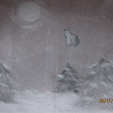 Рисунок "Припорошенные снегом"